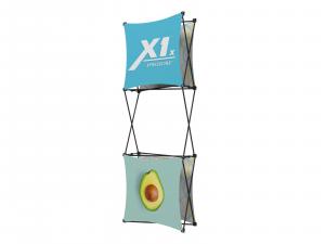 X1 2.5 ft. -- 1x3 J Fabric Pop-Up Display