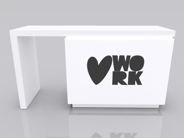 MOD-1744 Waterfall Workstation Counter -- Image 2