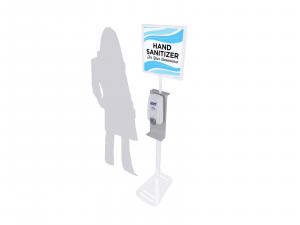 REEXC-907 Hand Sanitizer Stand w/ Graphic